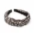 Print Knotted Aliceband black