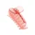 Transparent Sausage Clamp 11cm pink