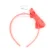 Bow Aliceband coral