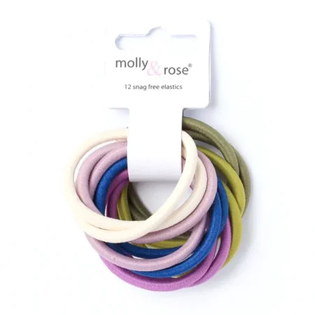 Elastics - Assorted - Card of 12 - 4mm thick